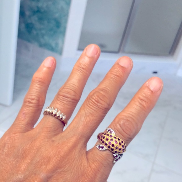 Garnet & 14K Gold Plated - Picture 5 of 7